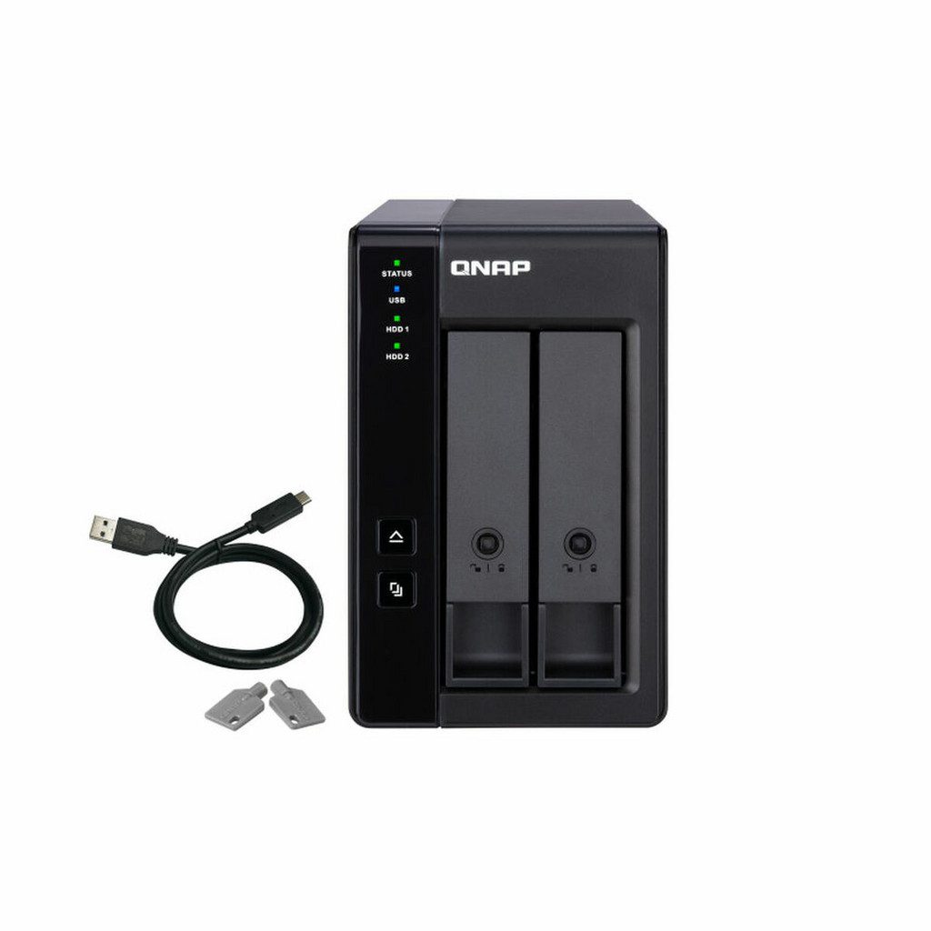 QNAP TR-002 NAS-Server Schwarz
